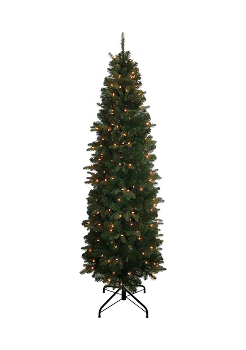 6-Foot Pre-Lit Clear Incandescent Studio Spruce Tree