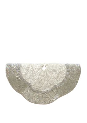 Kurt S. Adler 60 in Silver Treeskirt