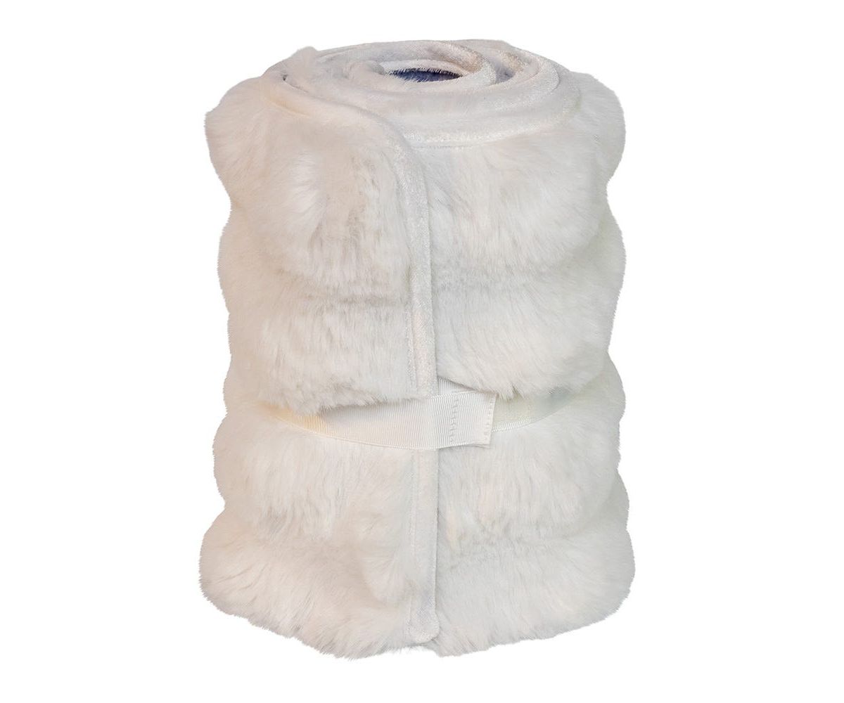 10 by 24-Inch White Fur Tree Collar