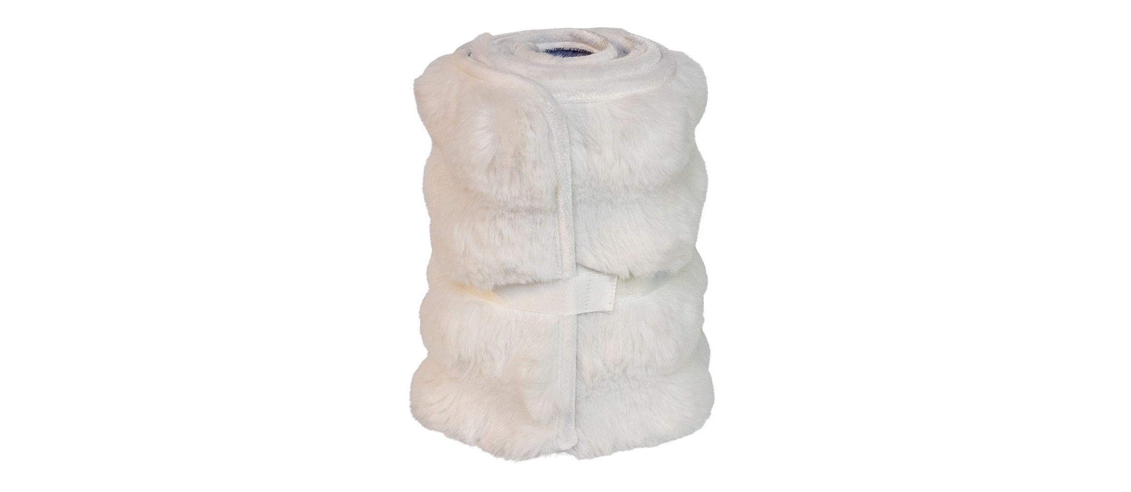 10 by 24-Inch White Fur Tree Collar