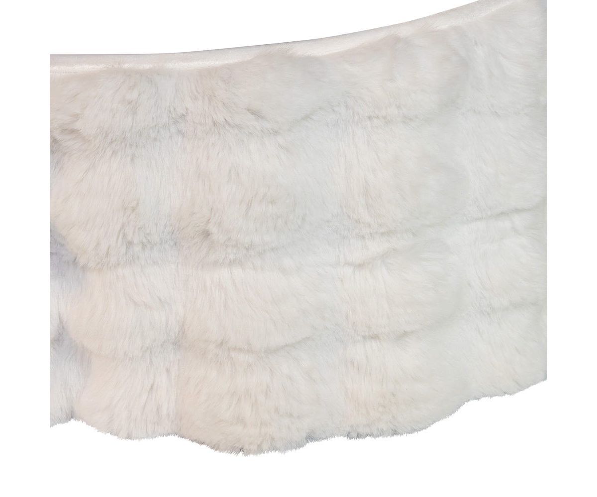10 by 24-Inch White Fur Tree Collar