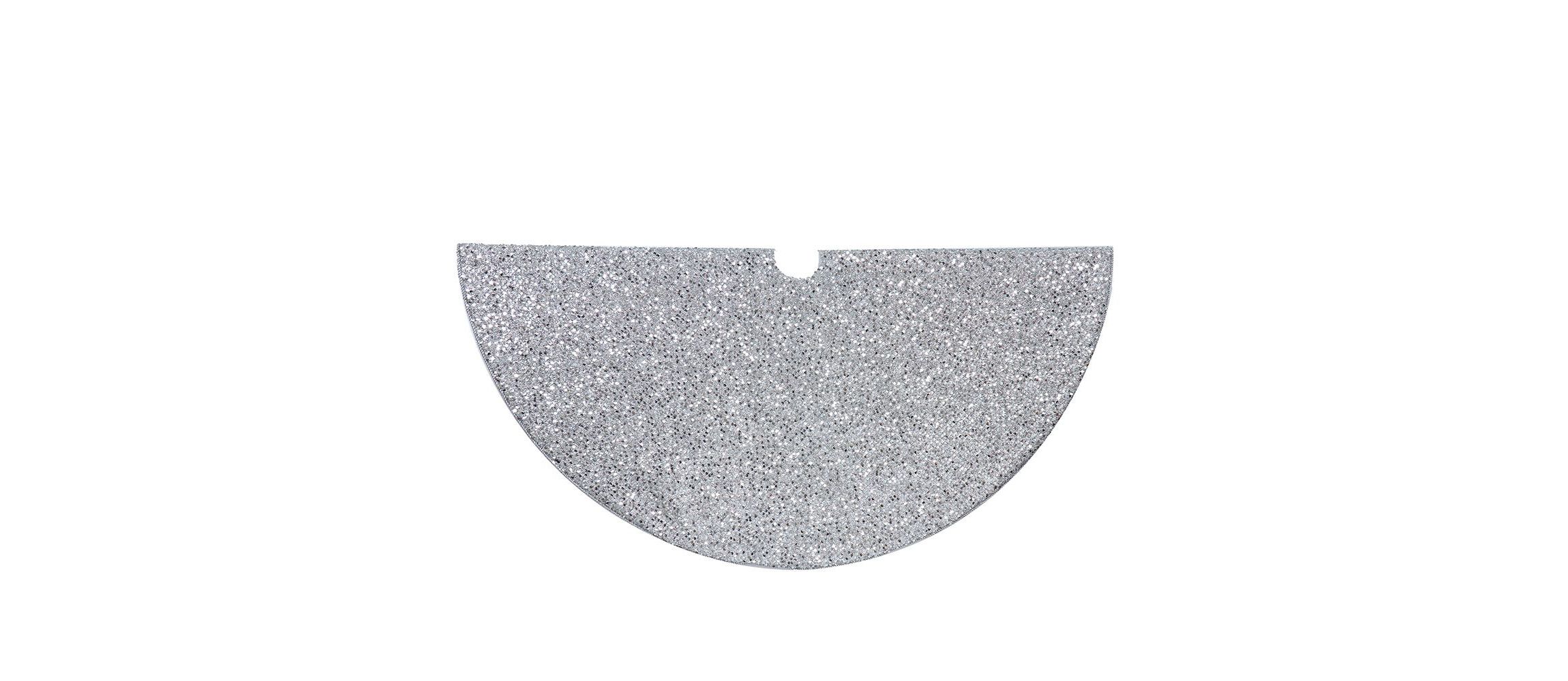 48-Inch Silver Sequined Tree Skirt