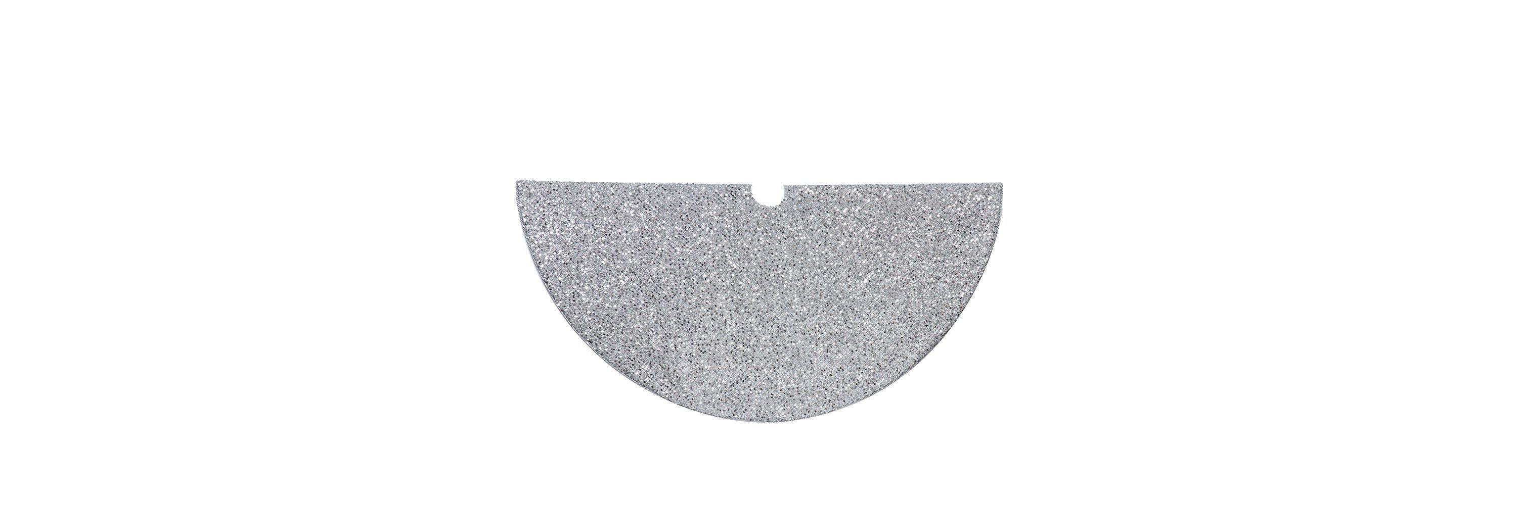 48-Inch Silver Sequined Tree Skirt