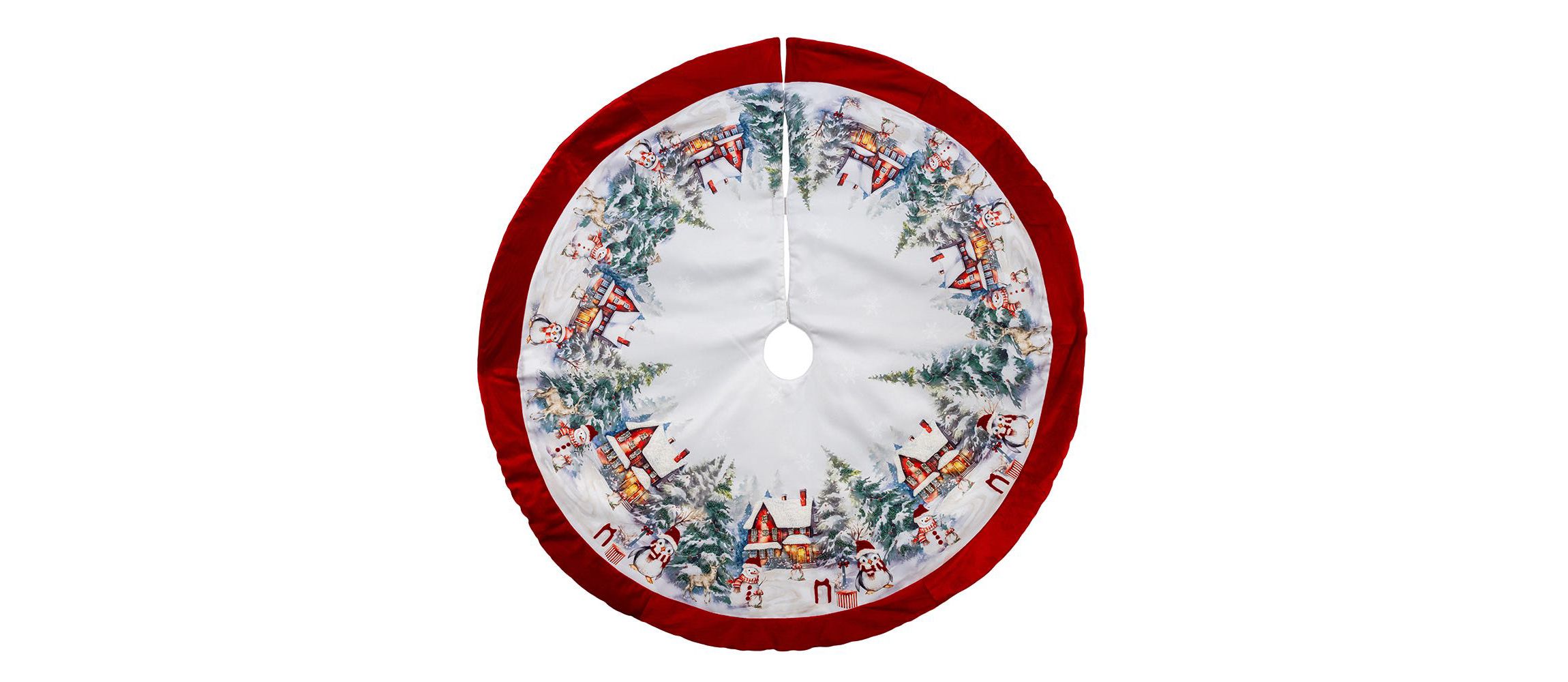 48 Inch Velvet Beaded Tree Skirt