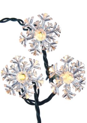 Indoor Outdoor UL 35 Light Double Layer Snowflake Reflector Set