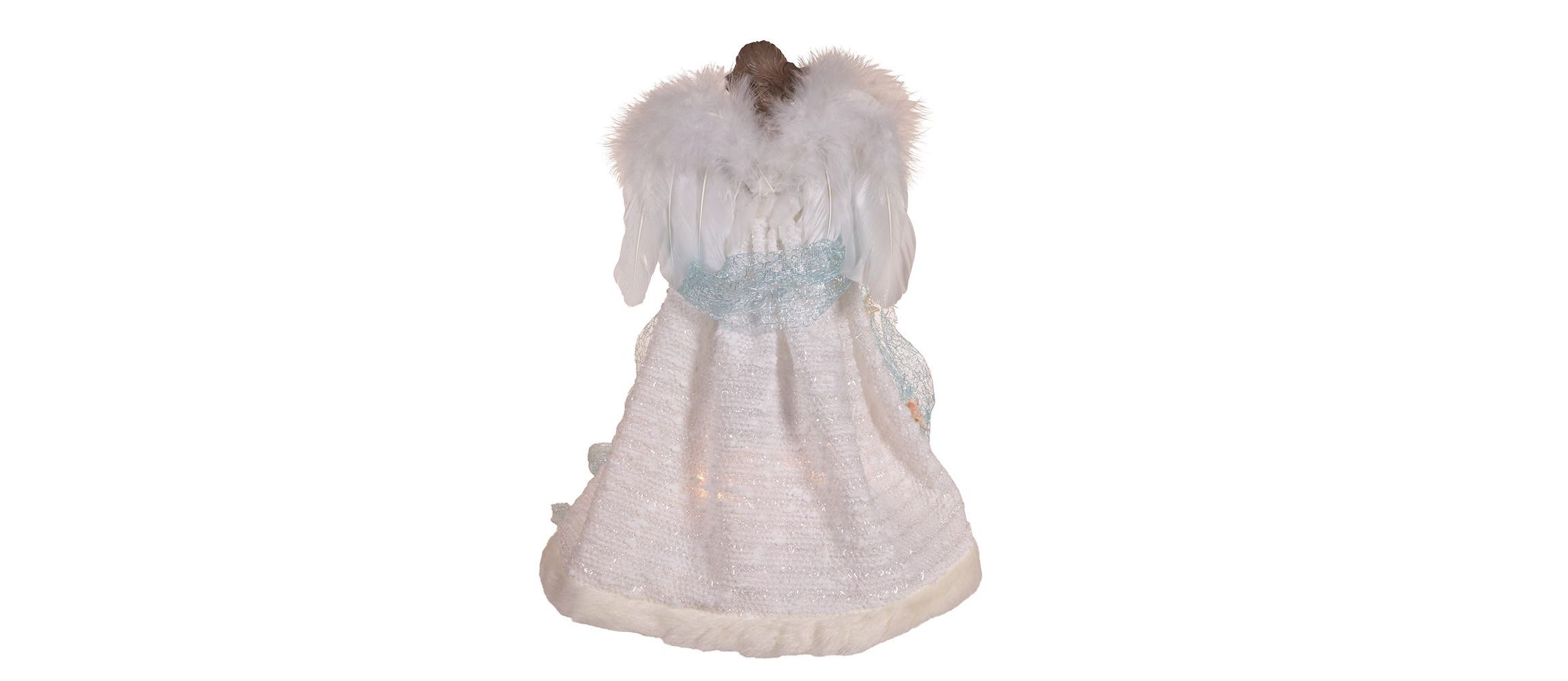 Kurt Adler 14-Inch UL 10-Light Coastal Beach Angel Tree Topper