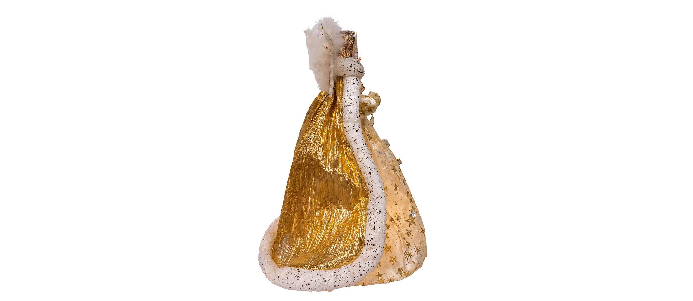 16-Inch UL 10-Light Celestial Angel Tree Topper