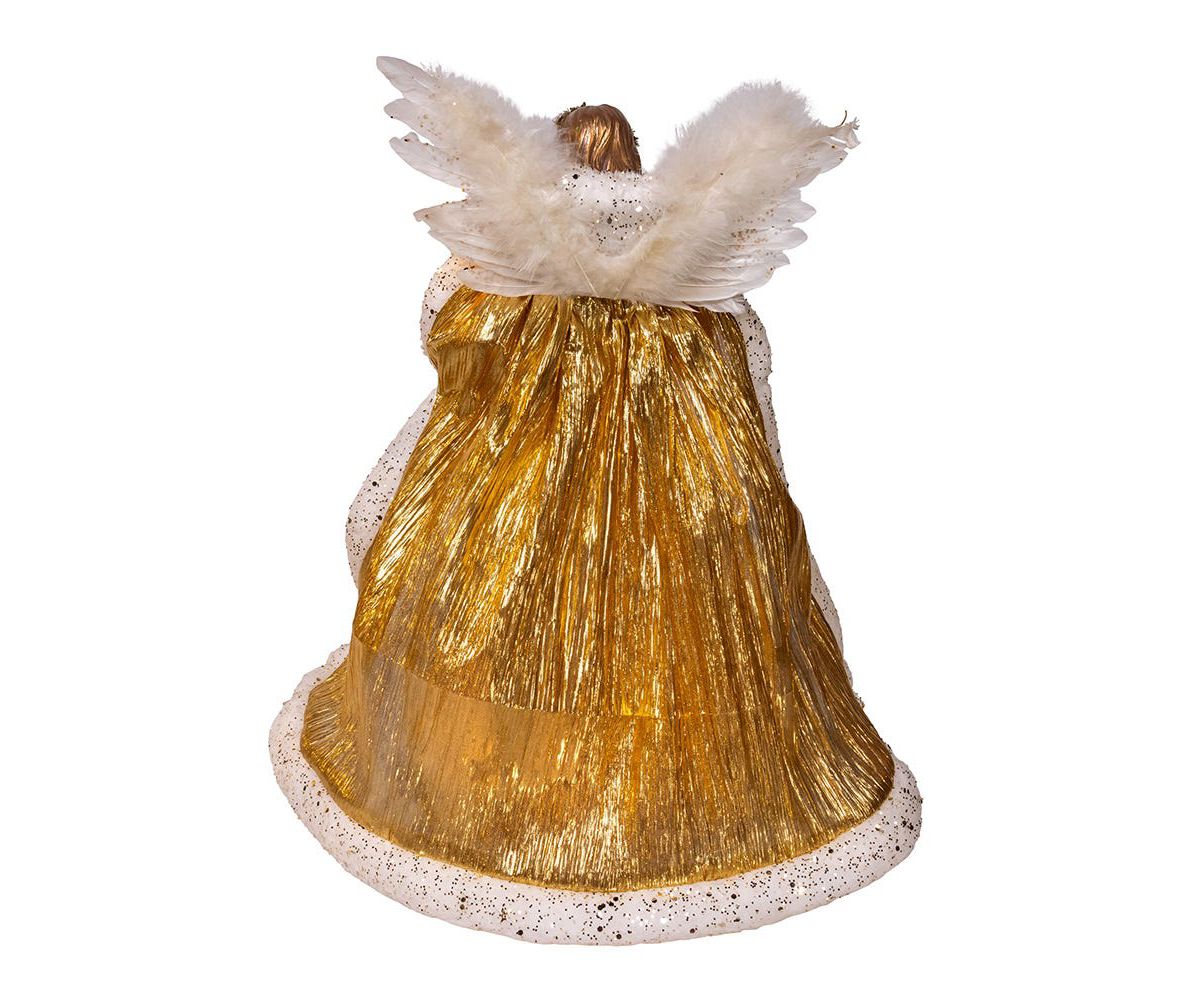 16-Inch UL 10-Light Celestial Angel Tree Topper