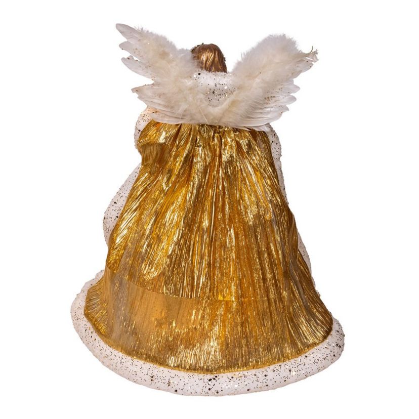 16-Inch UL 10-Light Celestial Angel Tree Topper