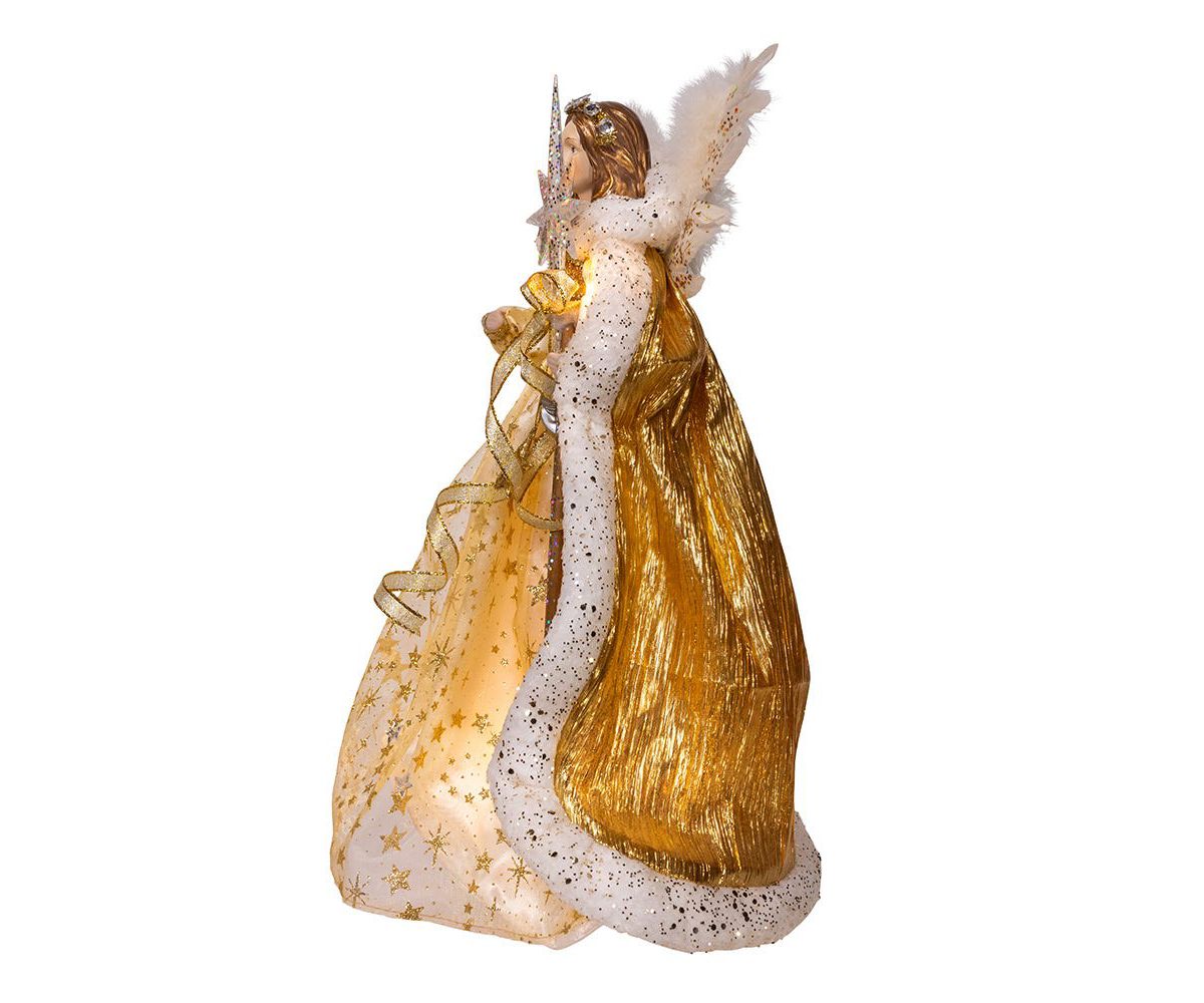 16-Inch UL 10-Light Celestial Angel Tree Topper