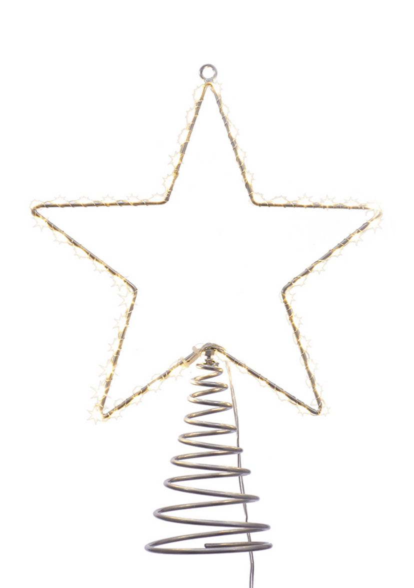 17.5 Inch Metal Lighted LED Star Treetop 