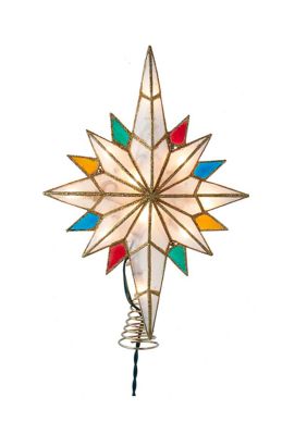 Bethlehem Capiz Star Multi Tip Treetop