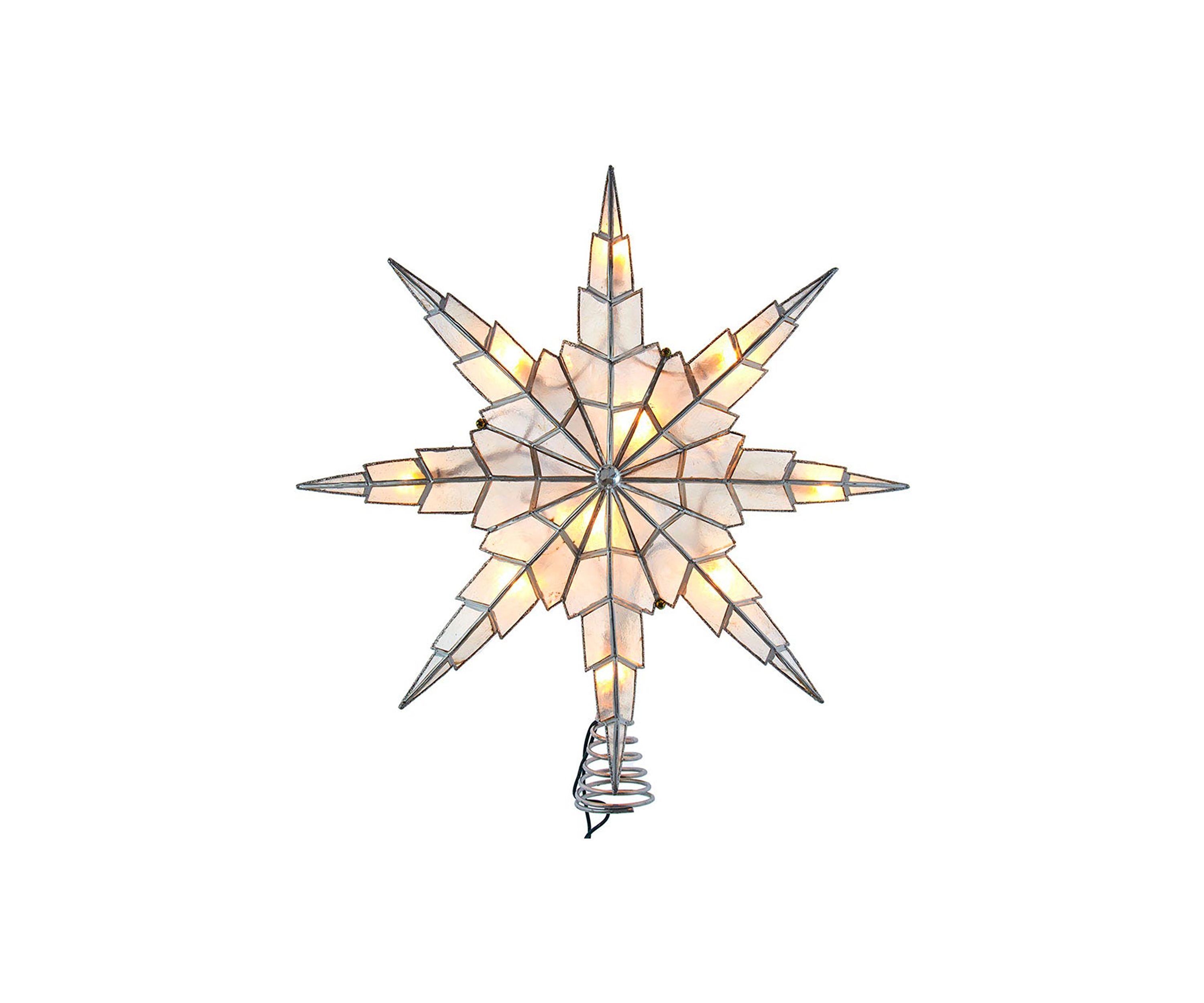 Silver Star Tree Topper