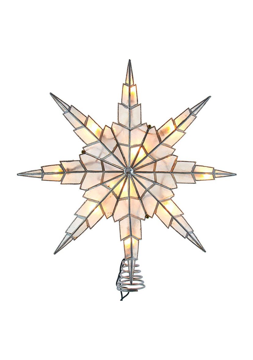 Silver Star Tree Topper