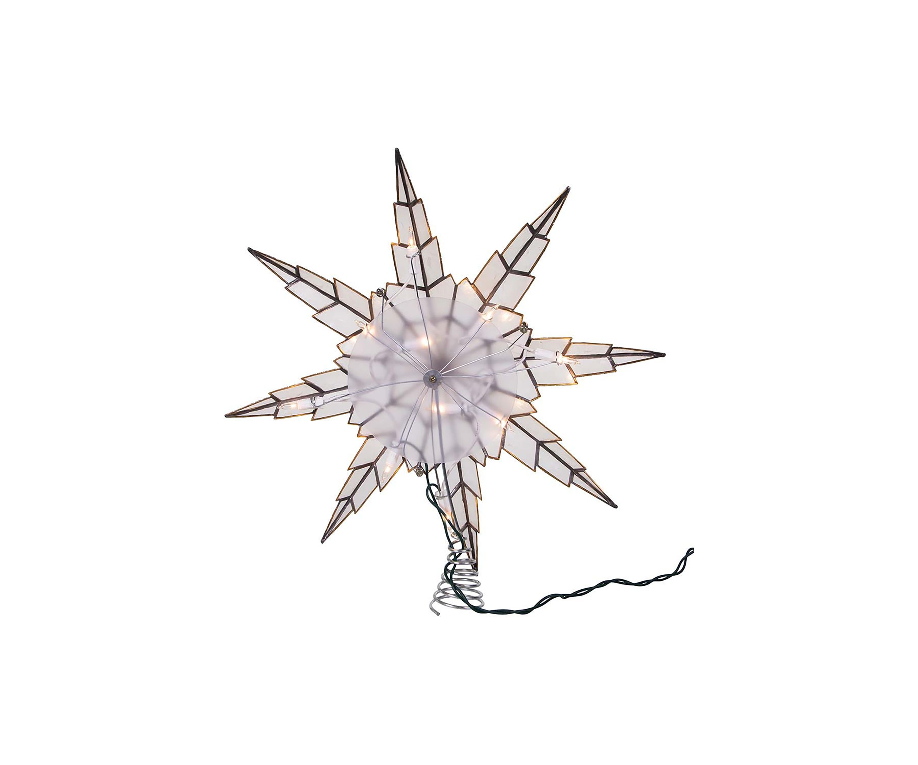 Silver Star Tree Topper