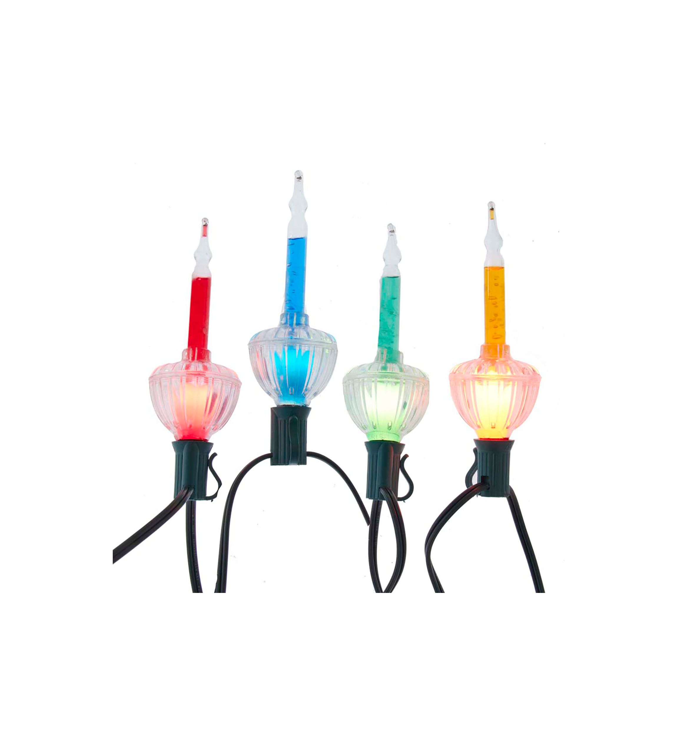 7-Light Multi-Color Bubble Light Set