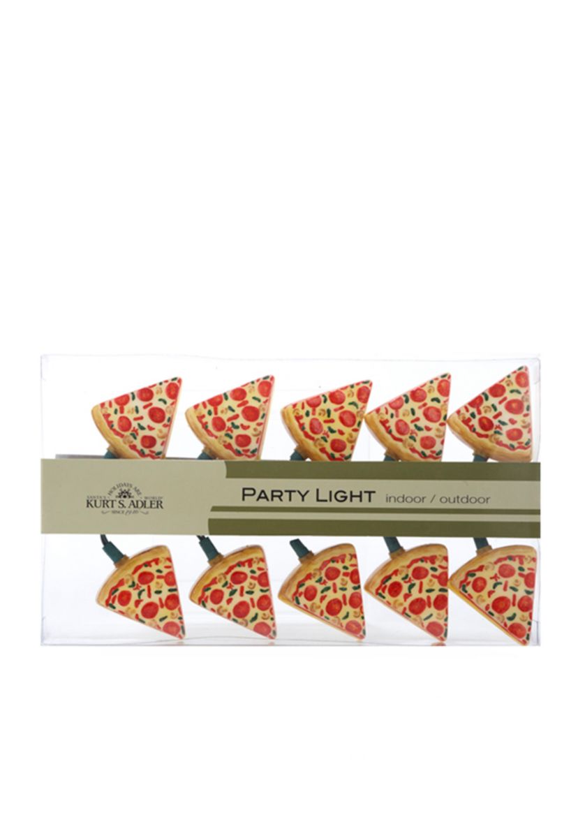 Indoor/Outdoor 10-Light Pizza Light Set