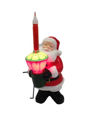 Kurt S. Adler 7 in Injection Mold Santa Bubble Light Tabletop Decoration