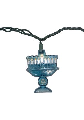 UL 10-Light Menorah Light Set