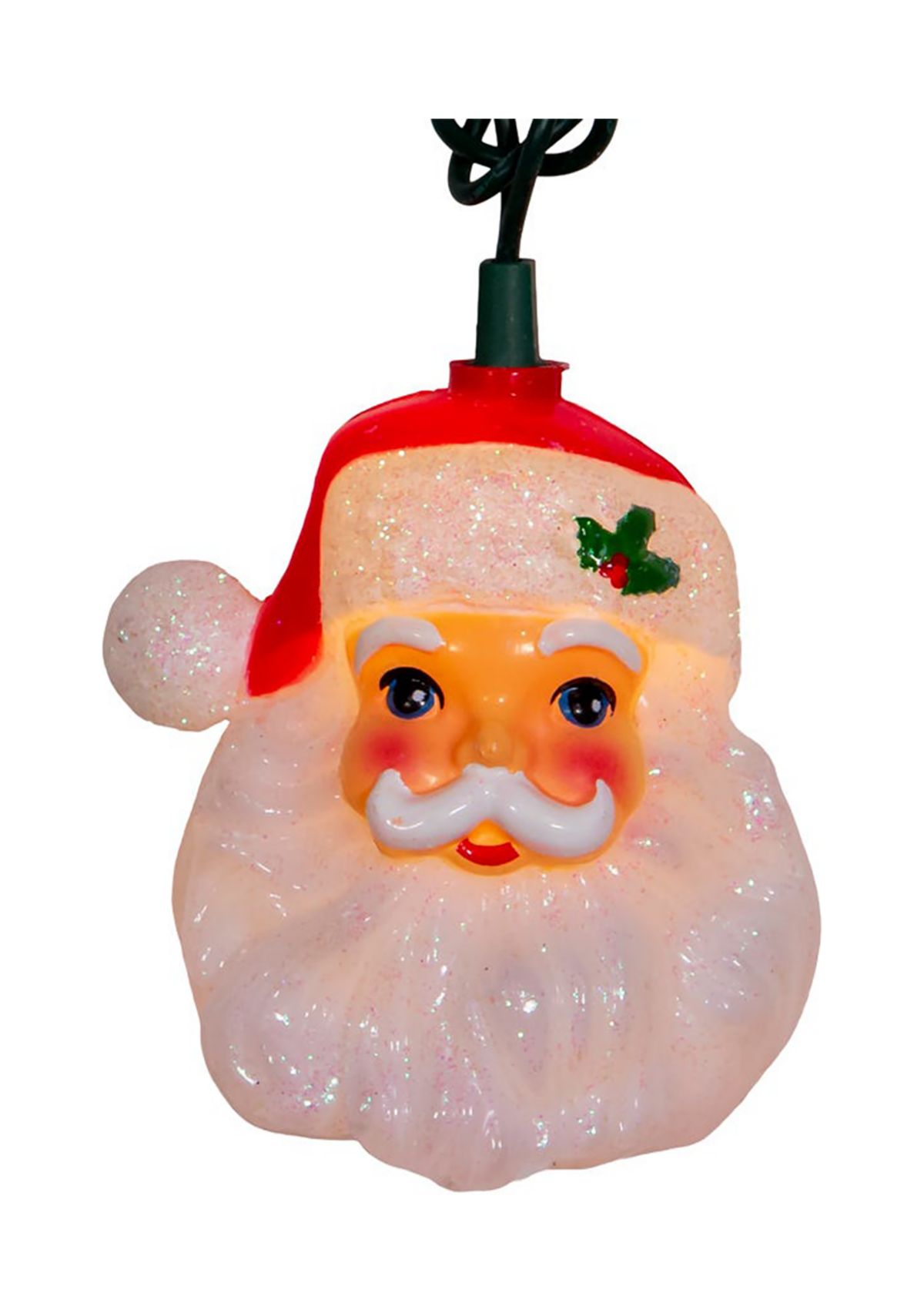 10L Santa Head Light Set