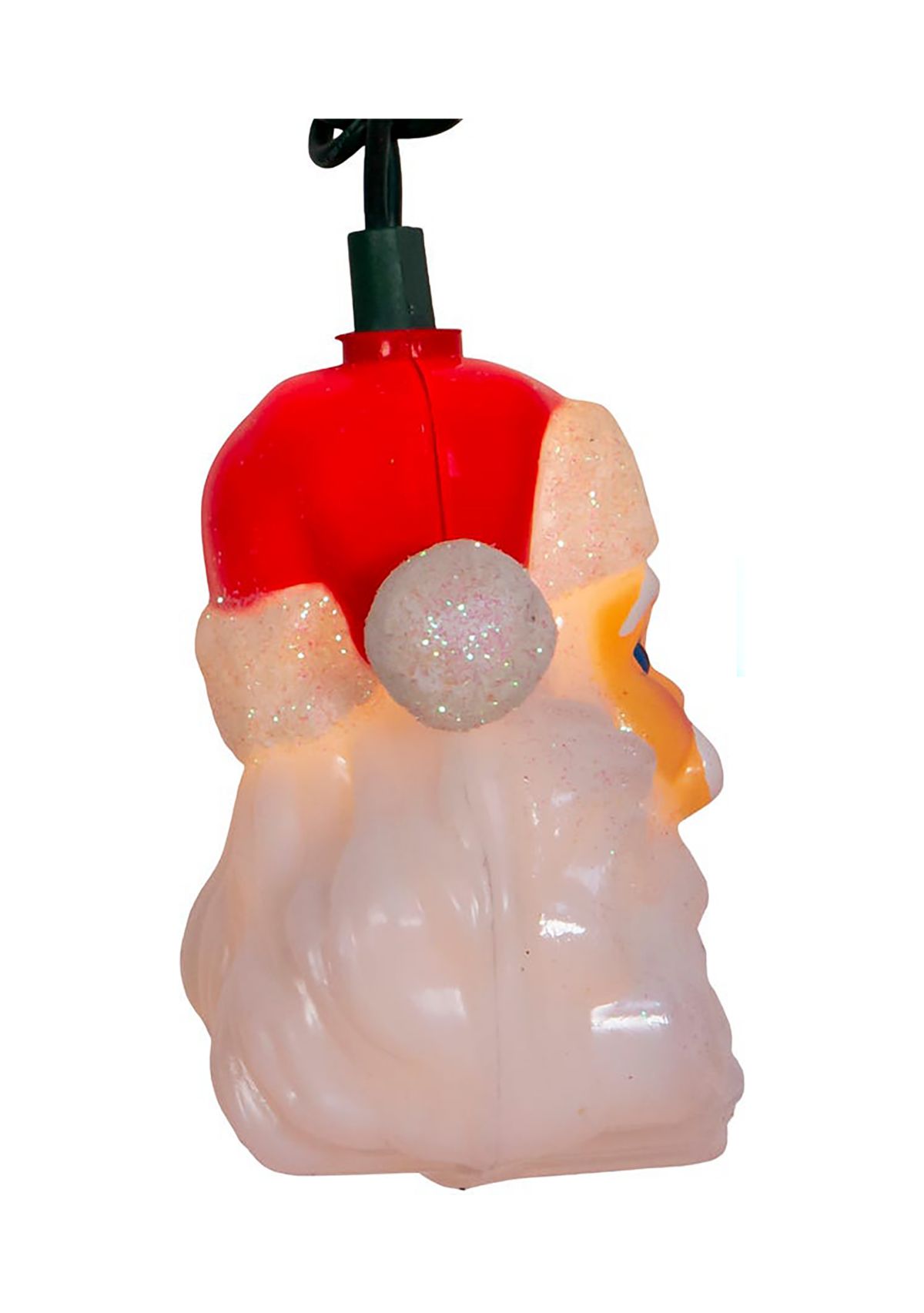 10L Santa Head Light Set