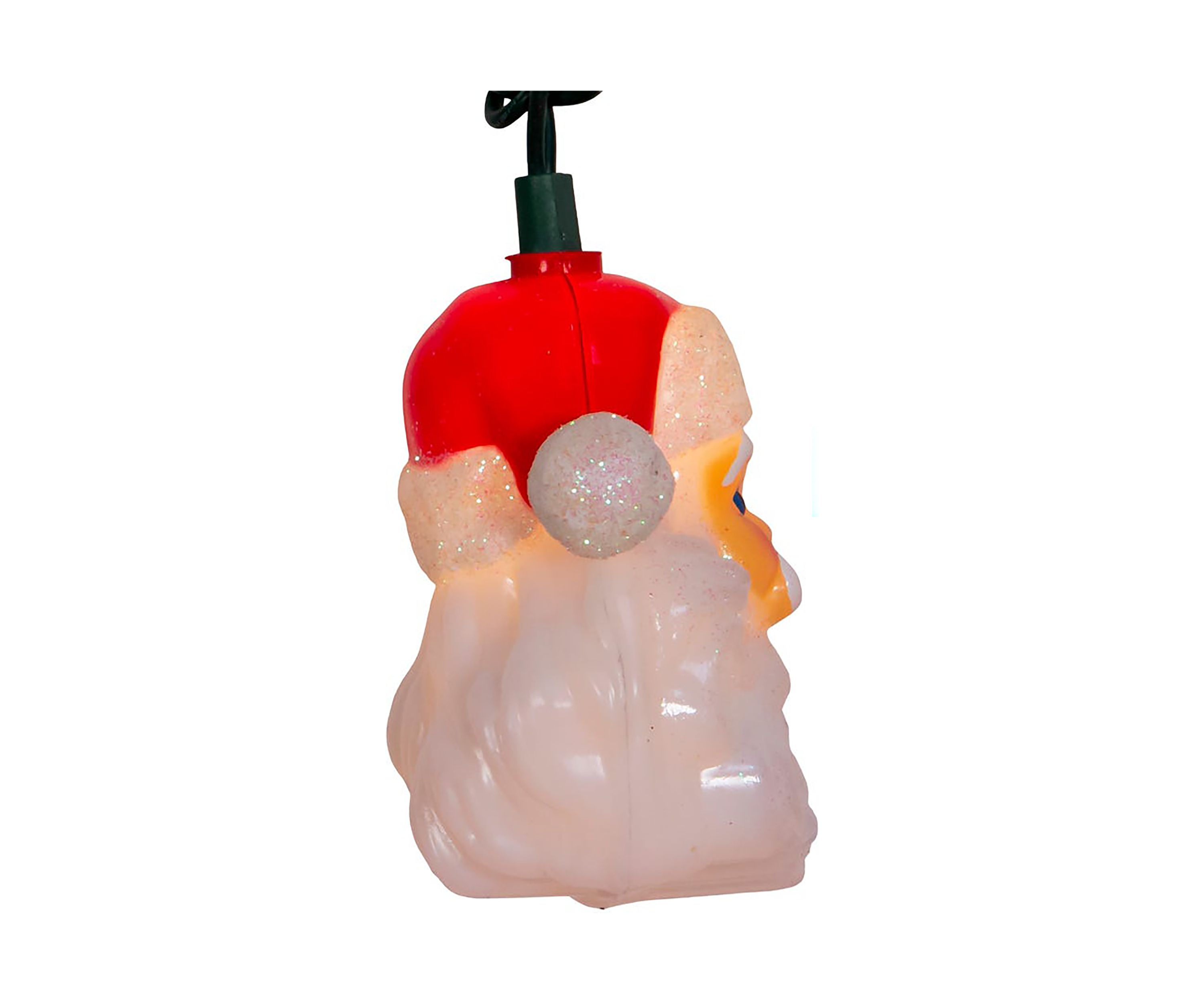 10L Santa Head Light Set