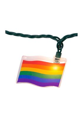 UL 10-Light Gay Pride Flag Light Set