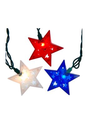 UL 10-Light Patriotic Star Light Set