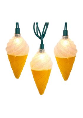 UL 10-Light Ice Cream Cone Light Set