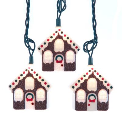 Kurt S. Adler Kurt Adler UL 10-Light Gingerbread House Light Set