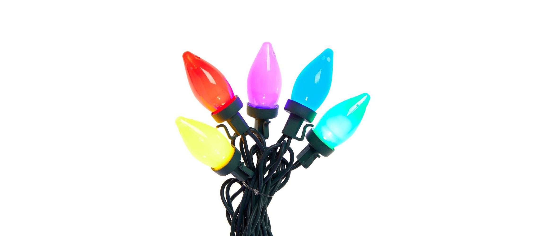 100 Lights Multi-LED C7 OPAQUE String Lights