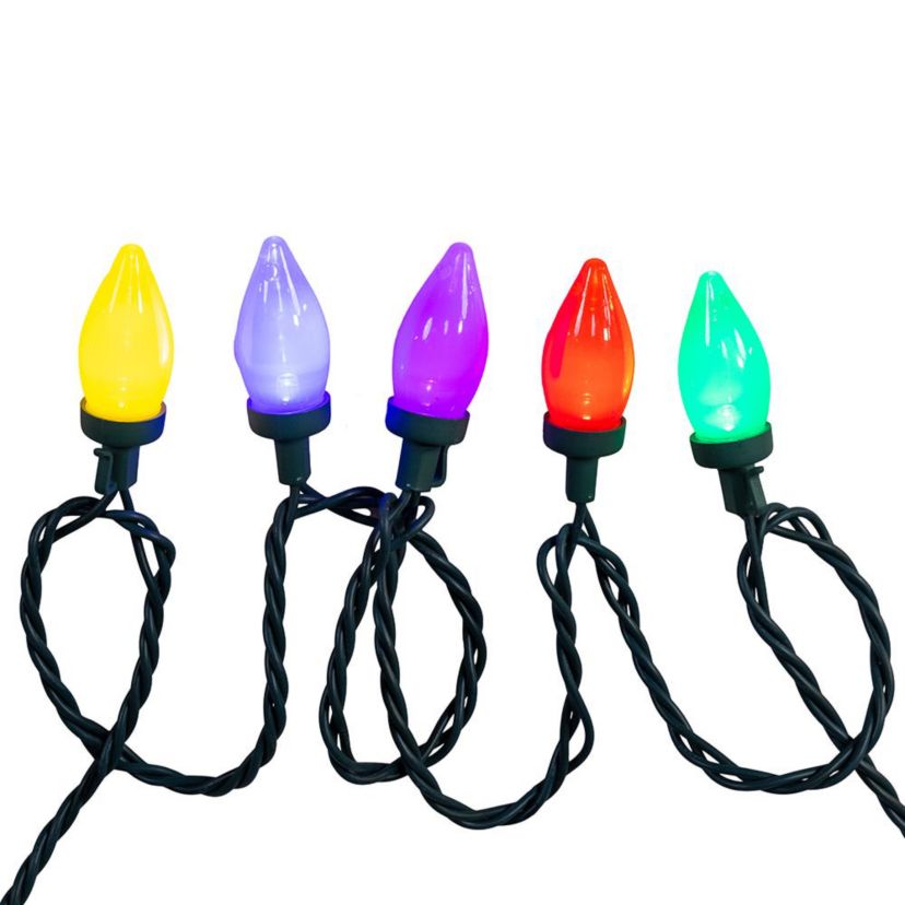 100 Lights Multi-LED C7 OPAQUE String Lights