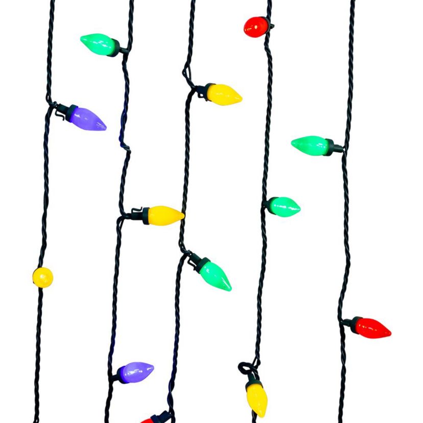 100 Lights Multi-LED C7 OPAQUE String Lights