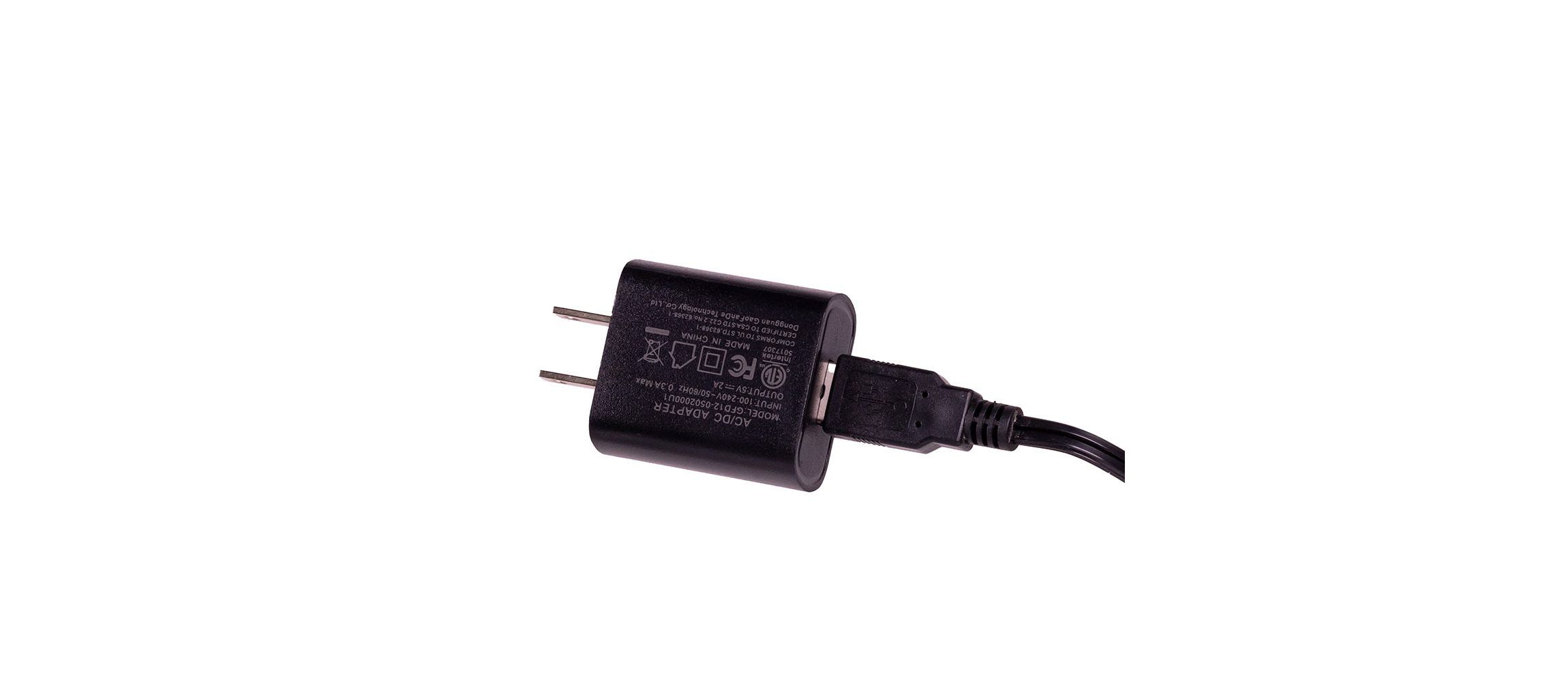 6-Foot USB Power Extension Cord+ with Black Wire and 6 Ports
