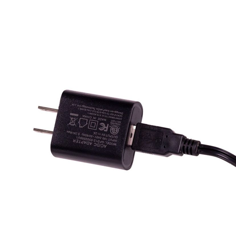 6-Foot USB Power Extension Cord+ with Black Wire and 6 Ports