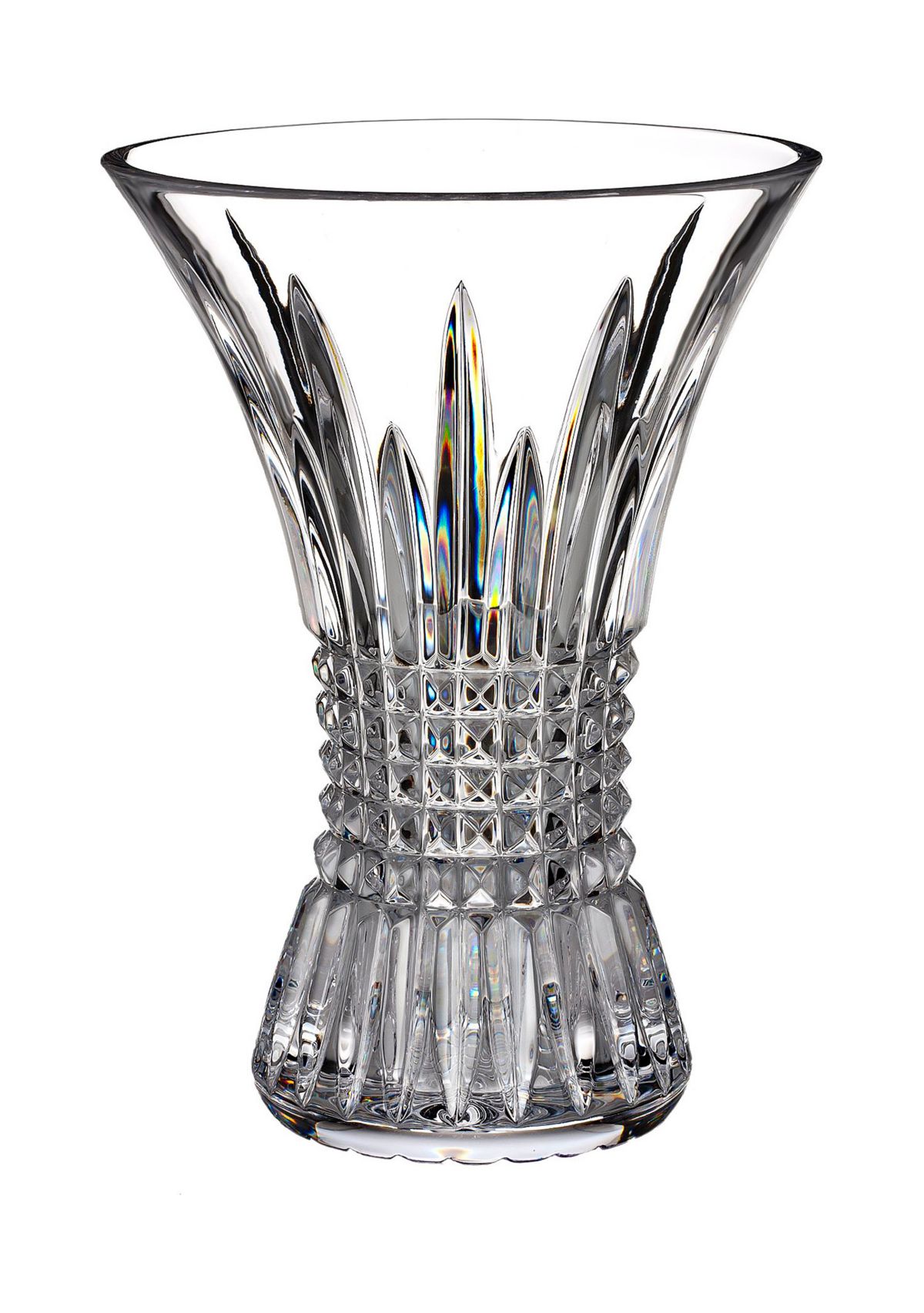 Lismore Diamond Vase- 8 Inch 
