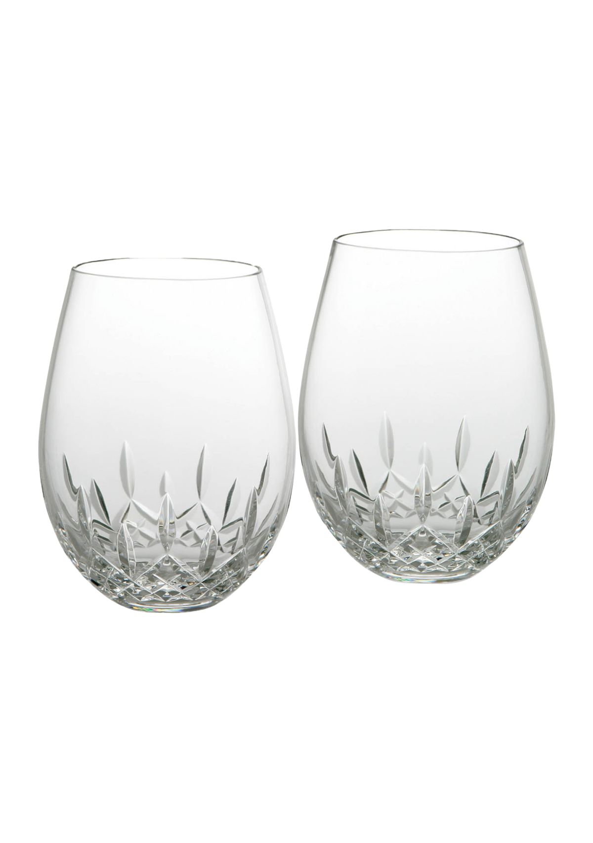 Lismore Essence Stemless Wine Deep Red - 12 Ounce, Set of 2