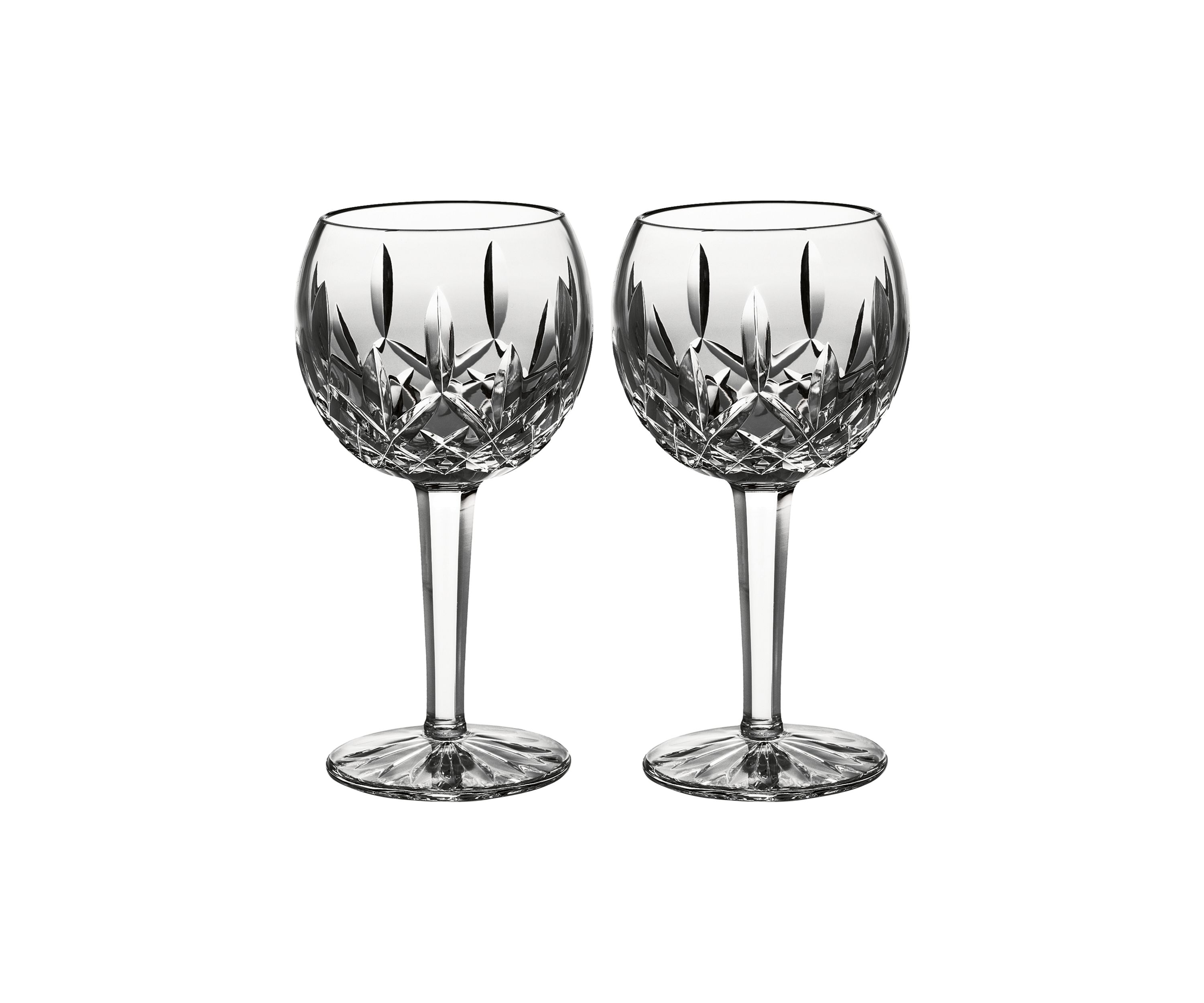 Lismore Balloon Wine Glasses - 8 Ounce, Set of 2