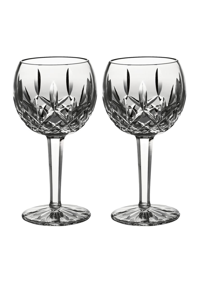 Lismore Balloon Wine Glasses - 8 Ounce, Set of 2