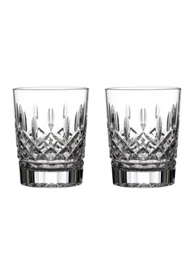 Waterford Lismore Double Old Fashion Glasses - Set of 2