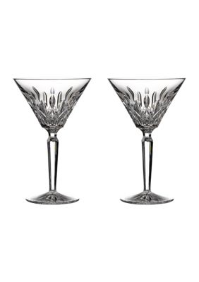 Waterford Lismore Martini Glasses - 4 Ounce, Set of 2