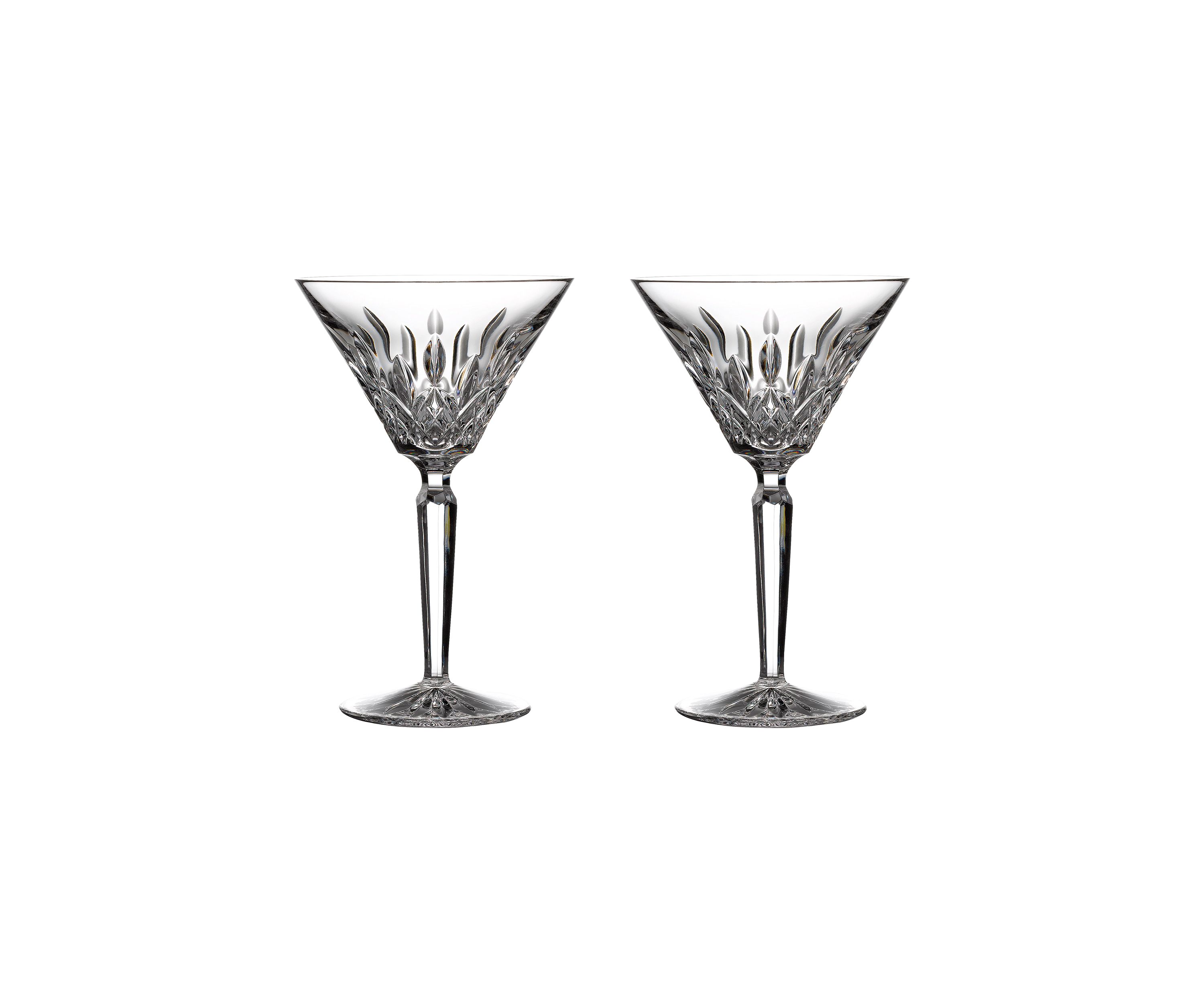 Lismore Martini Glasses - 4 Ounce, Set of 2