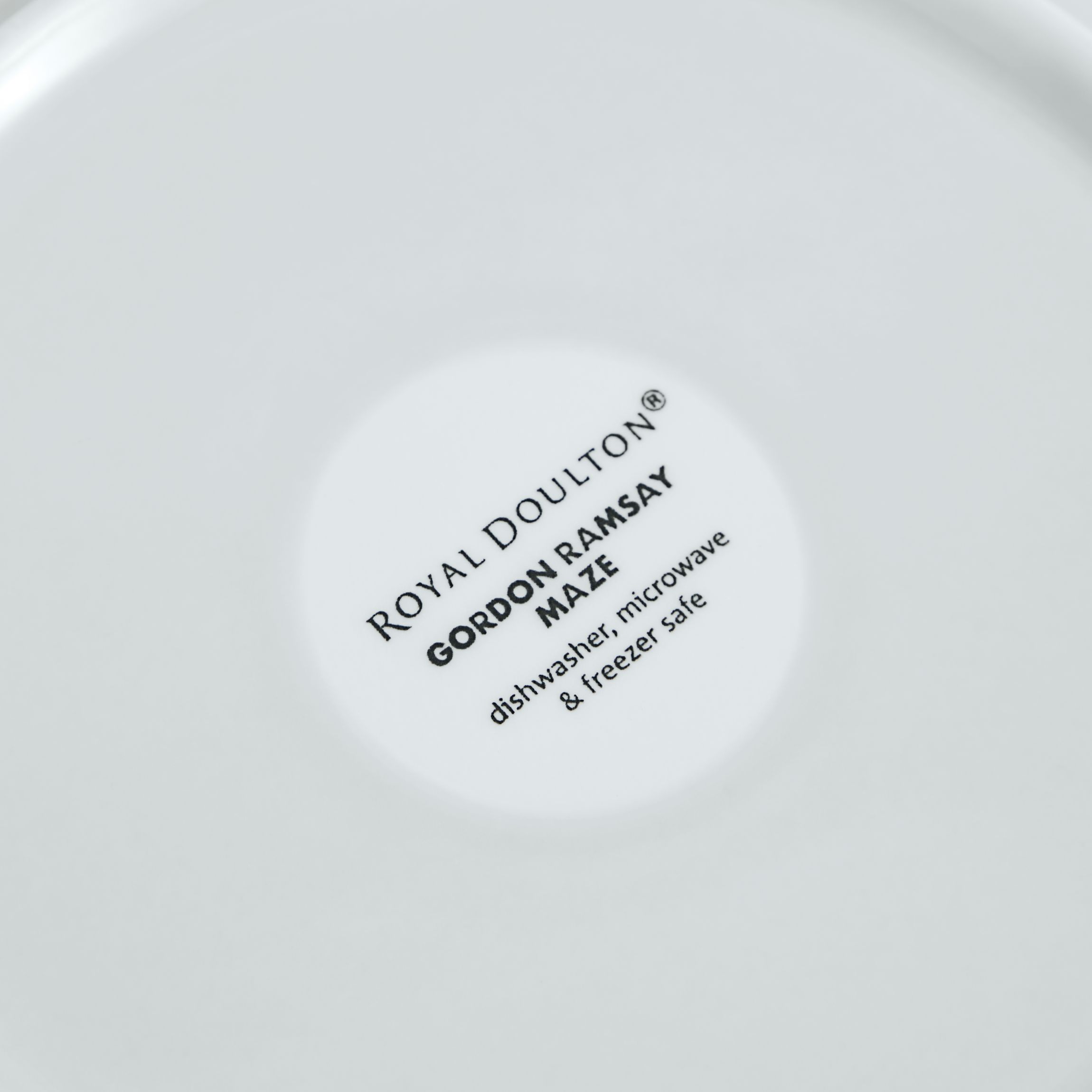 Gordon Ramsay Maze Pasta Bowl 9.5in Light Grey, Set of 4