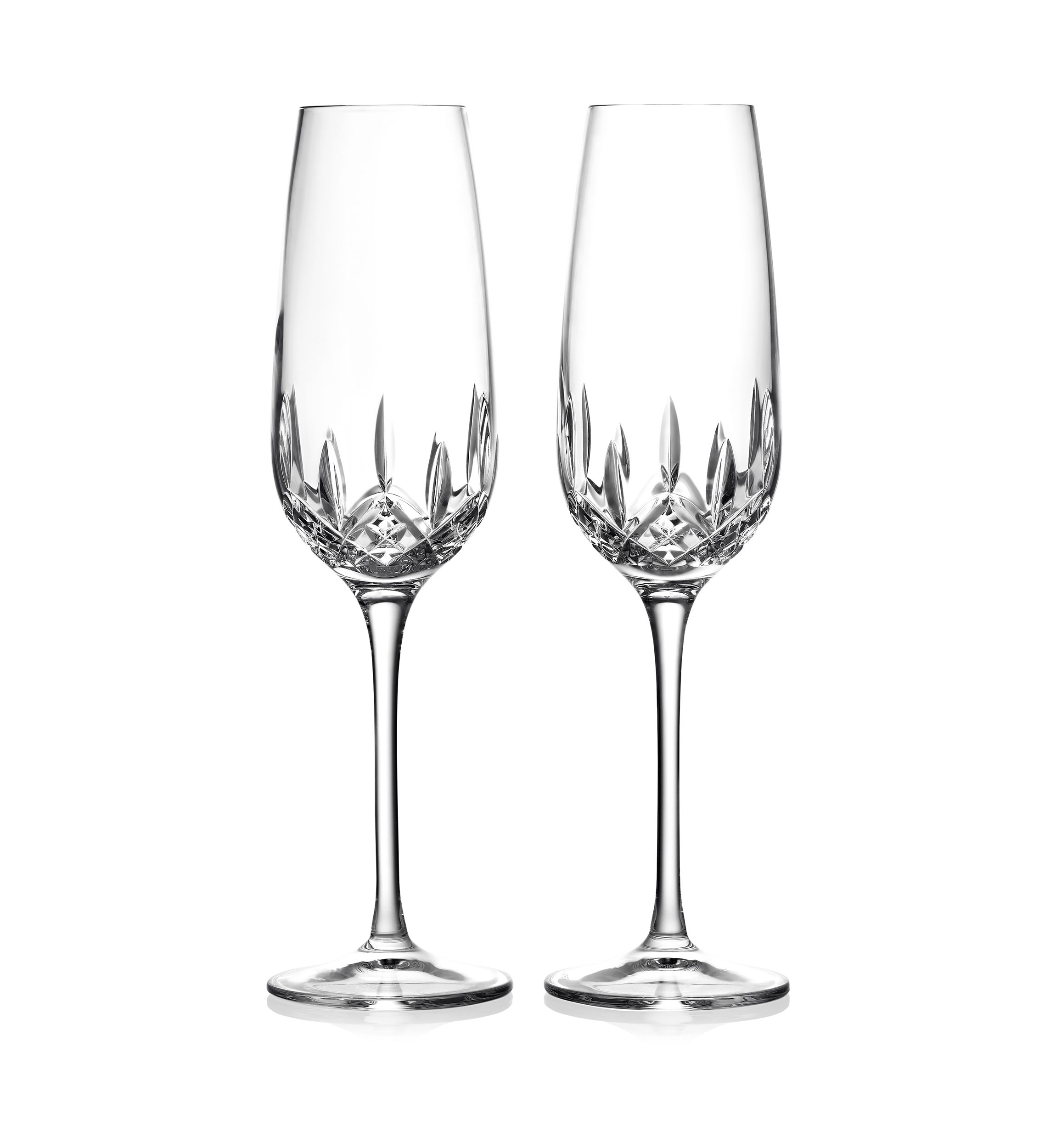 Lismore Essence Crystal Flute - Set of 2