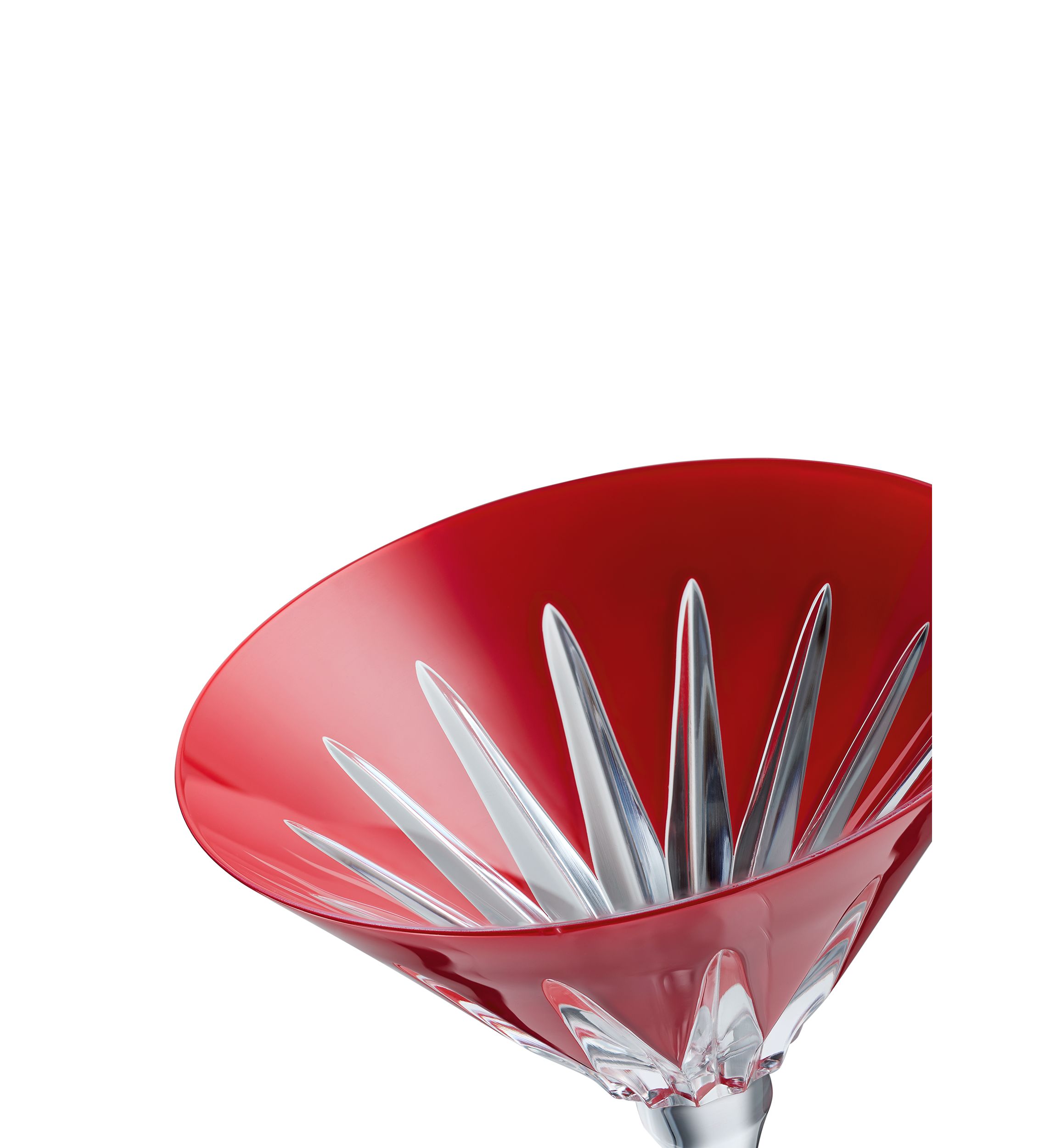New Years Firework Martini Crystal Glasses - Set of 2 