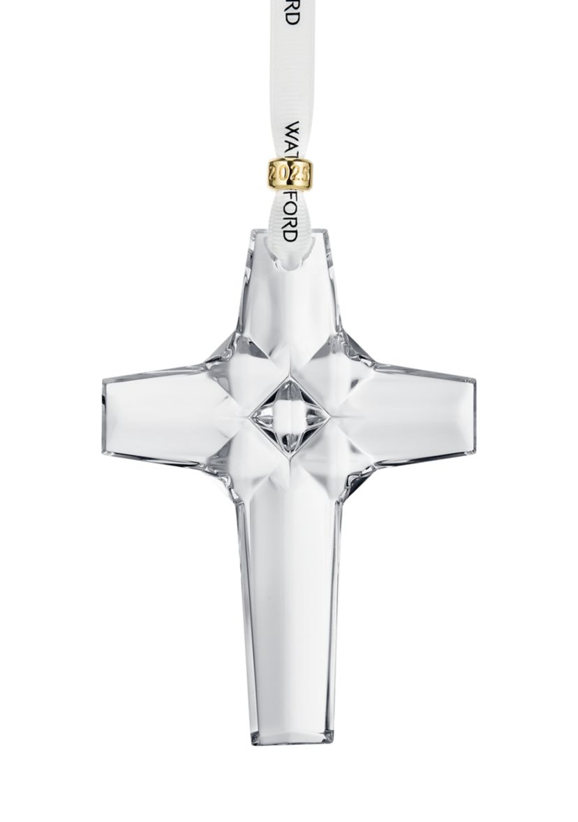2025 Annual Cross Crystal Ornament