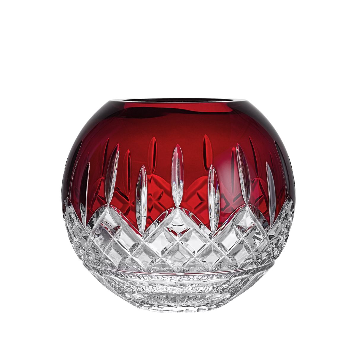 Lismore Red Rose Bowl 8in