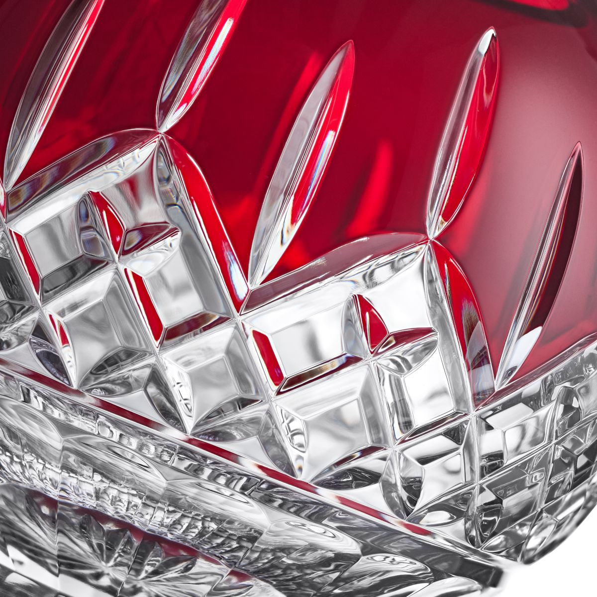 Lismore Red Rose Bowl 8in