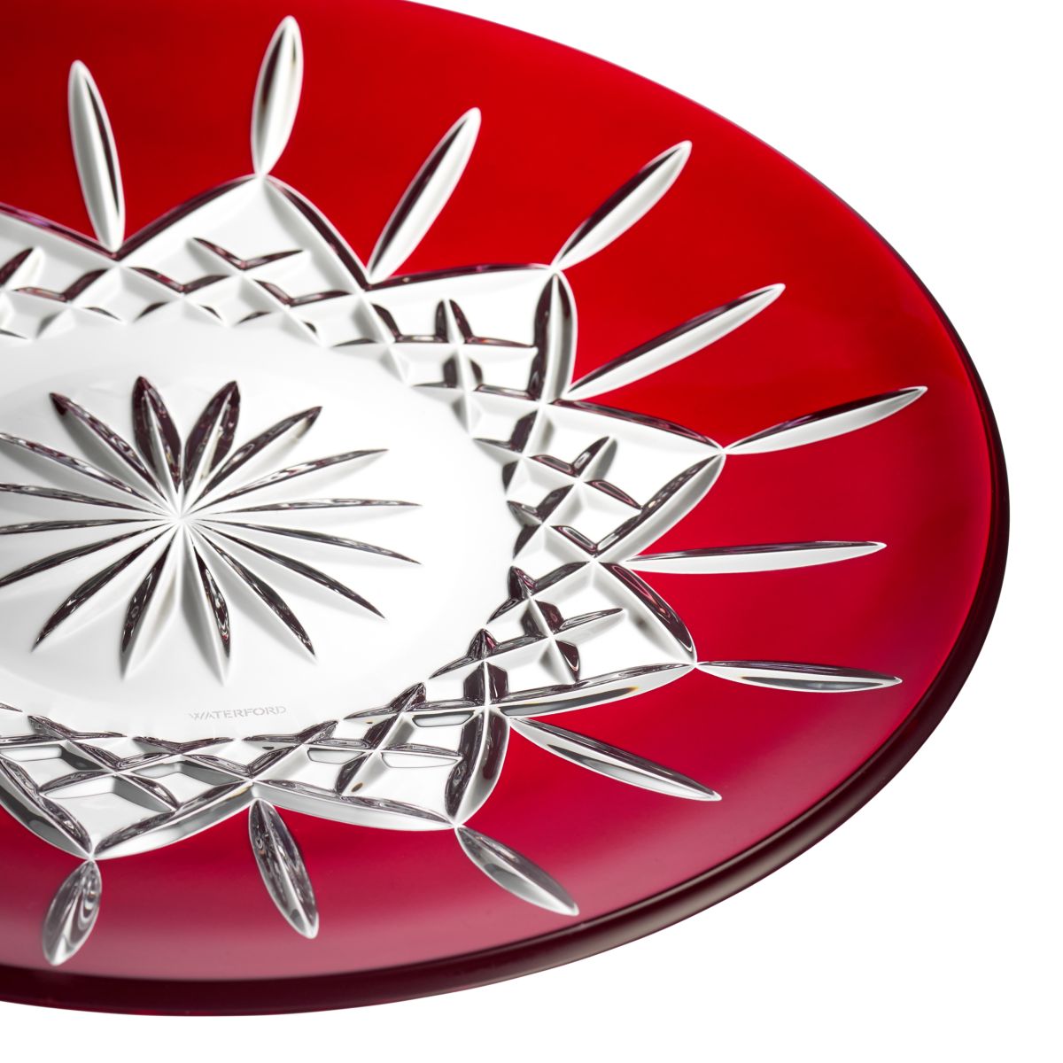 Lismore Red Decorative Plate