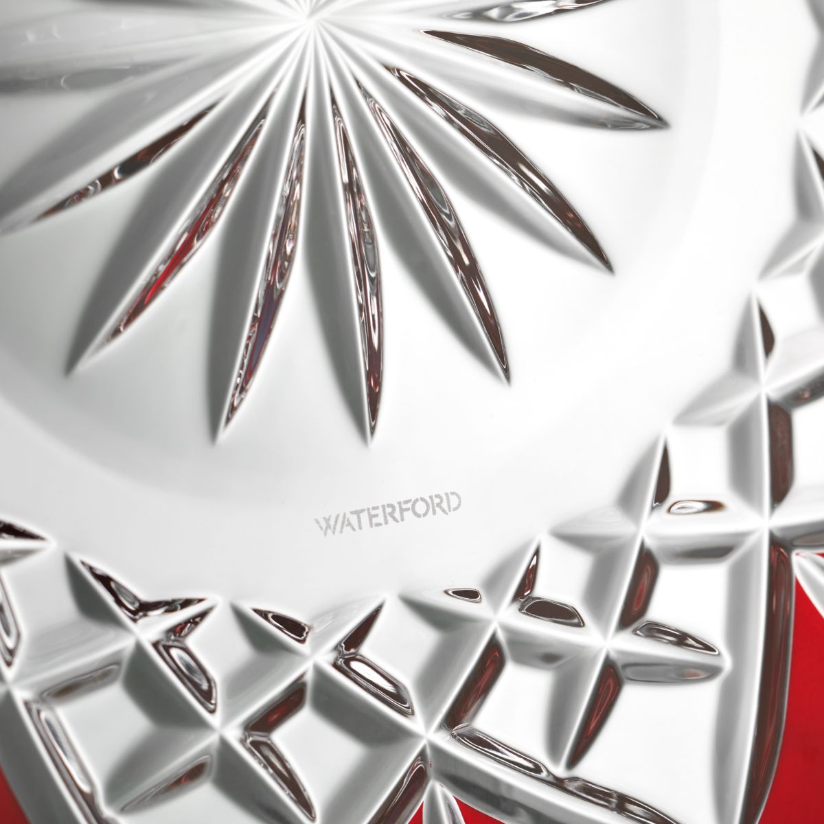 Lismore Red Decorative Plate